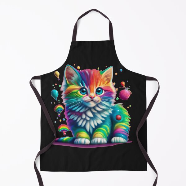 Item preview, Cute Little Rainbow Kitten Graphic Design designed and sold by Pawel Oska.