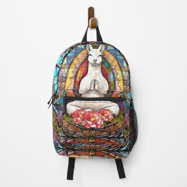 Artikelvorschau, Buntglas-Tier-Yoga, Yoga-Tier-Geschenk, Yoga-Position entworfen und verkauft von danaJG.