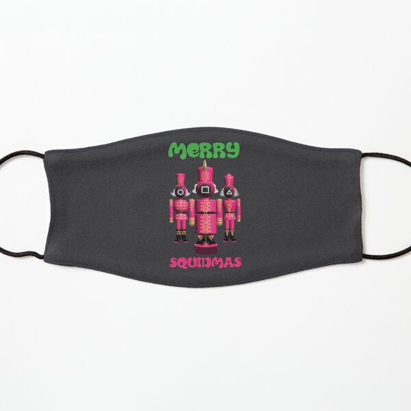 Squid Game Fan Art Christmas Nutcracker Collections V2 ( 3 ) Kids Mask