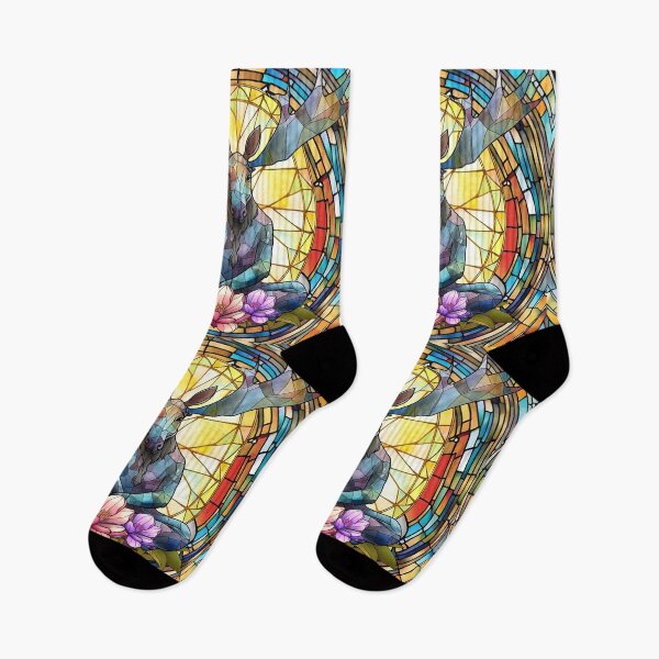 Item preview, Stained Glass Animal Yoga,Budist Animal Gift, Yoga Position designed and sold by danaJG.