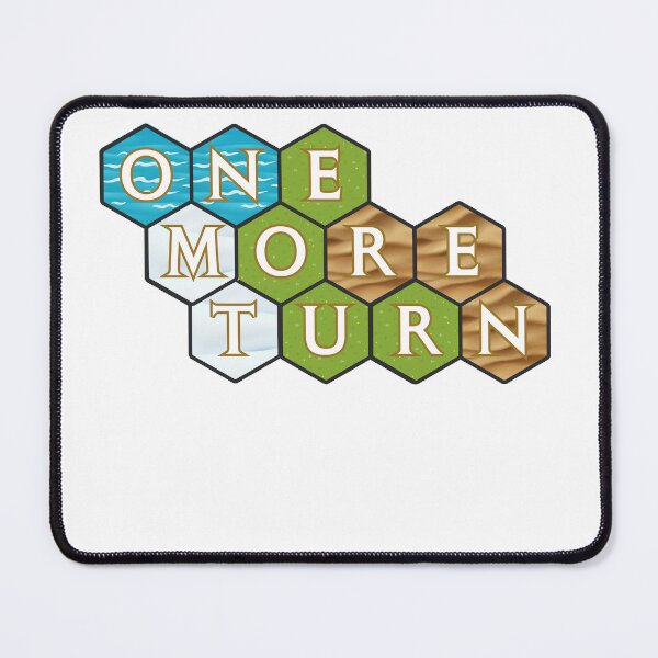 Item preview, Just One More Turn - Civilization Strategy Game Design - Civ 5 Civ 6 PC Gaming Video Game designed and sold by raretshirtsuk.