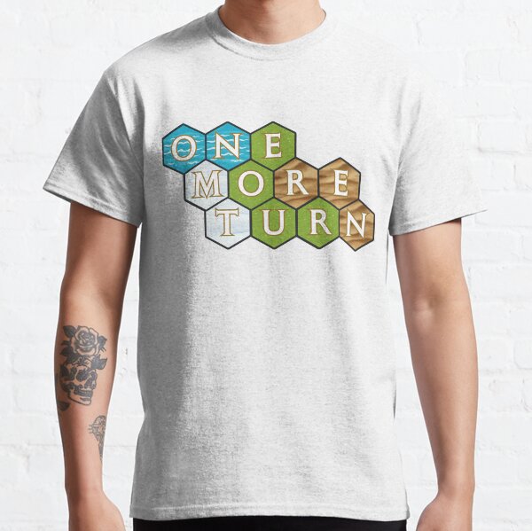 Item preview, Just One More Turn - Civilization Strategy Game Design - Civ 5 Civ 6 PC Gaming Video Game designed and sold by raretshirtsuk.