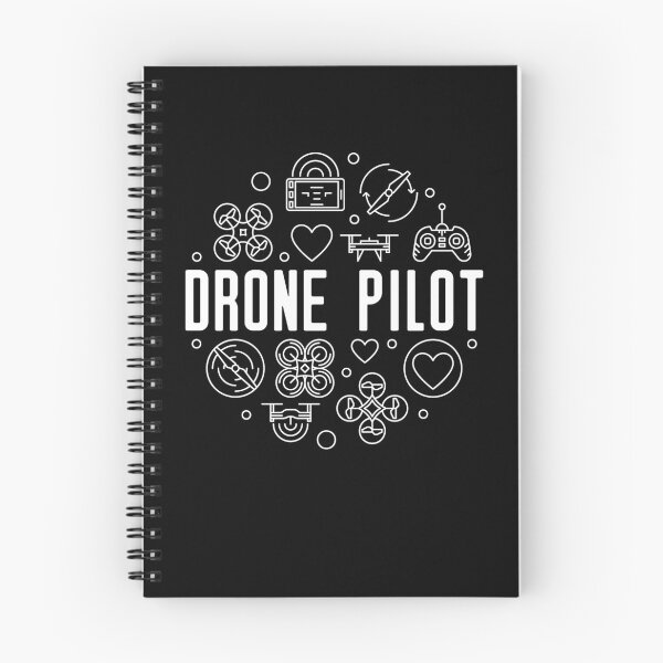 Item preview, Drone Pilot outline circle-shaped design for quadcopter pilots and geeks designed and sold by venomousvector.