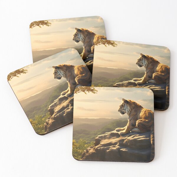 Item preview, Landscape photography of a beautiful big and dangerous bengal tiger, wild cat baby predator animal in tropical savanna wildlife nature designed and sold by NBSStore.