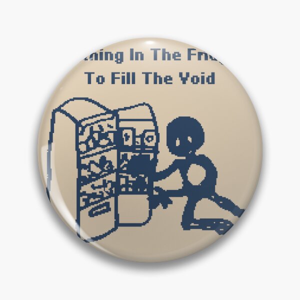 Item preview, Nothing In The Fridge To Fill The Void - 1Bit Pixelart designed and sold by pxlboy.