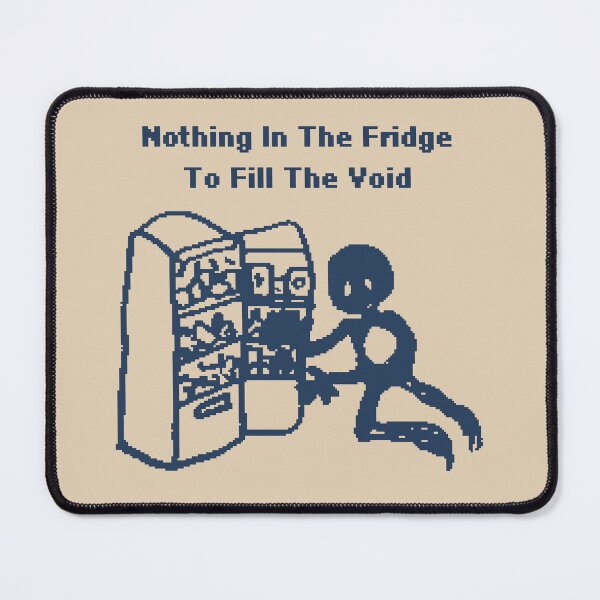 Item preview, Nothing In The Fridge To Fill The Void - 1Bit Pixelart designed and sold by pxlboy.
