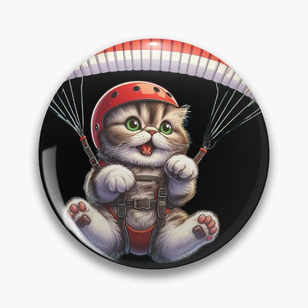Item preview, Cat on a Paraglider Adventure designed and sold by Azrora.