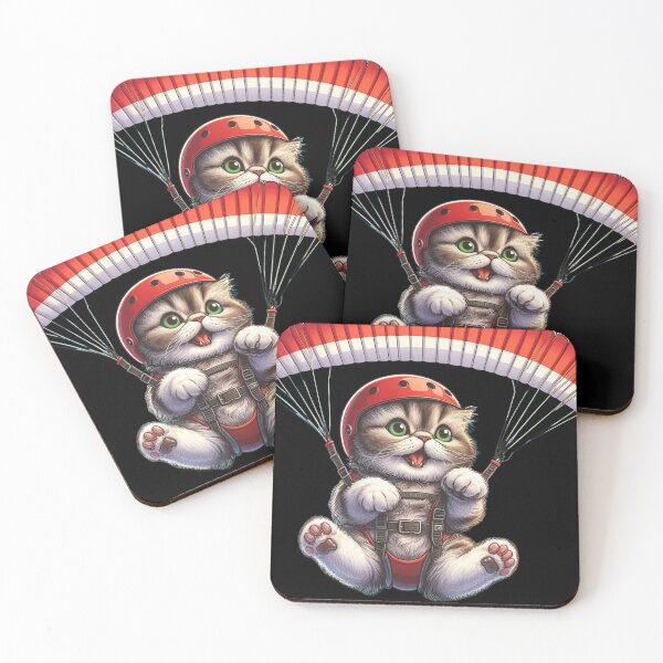 Item preview, Cat on a Paraglider Adventure designed and sold by Azrora.