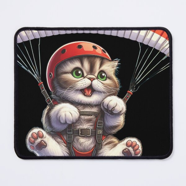 Item preview, Cat on a Paraglider Adventure designed and sold by Azrora.