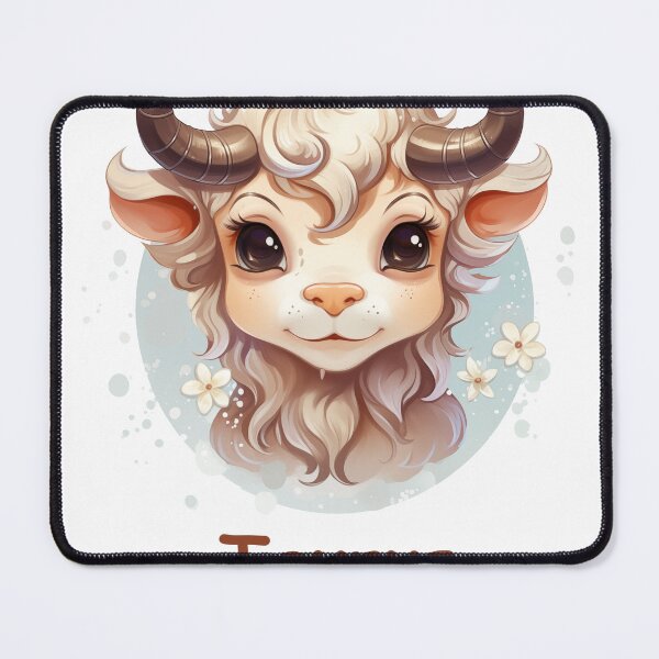 Item preview, Cute Zodiac sign Taurus designed and sold by OKOartspace.