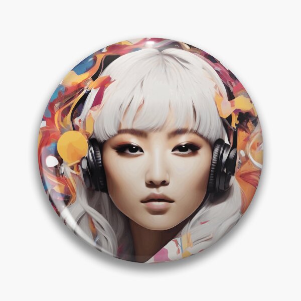 Item preview, Energetic Harmony A Visual Ode to K-Pop's Vibrant World" Korean model designed and sold by Manoj Kumar Mandali.