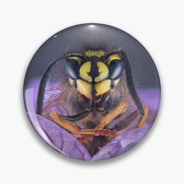 Item preview, Wasp on a geranium designed and sold by Tony North.