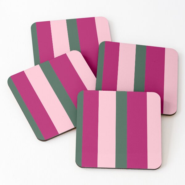 Item preview, Pink and Green Stripes designed and sold by OneThreeSix.