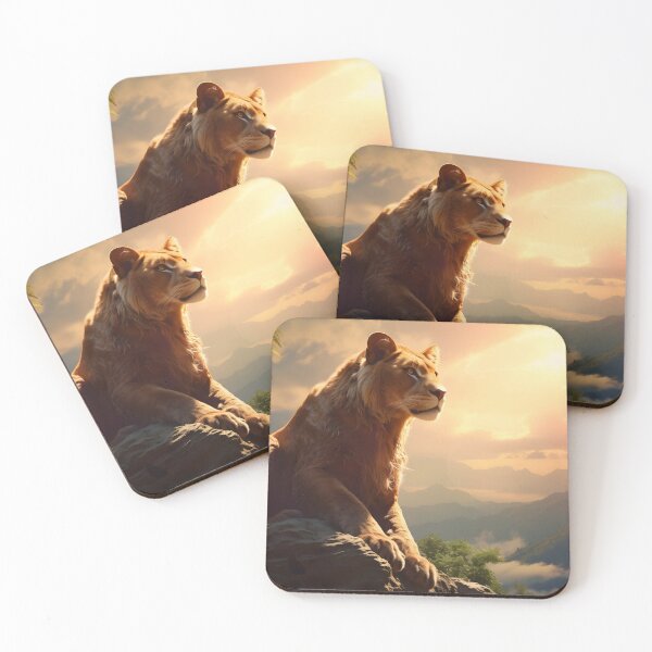 Item preview, Beautiful Lioness, female lion wild cat predator animal in tropical savanna wildlife nature designed and sold by NBSStore.