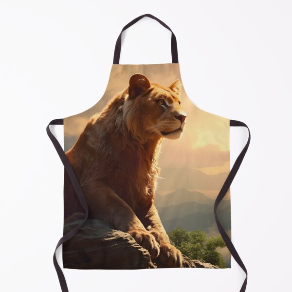 Item preview, Beautiful Lioness, female lion wild cat predator animal in tropical savanna wildlife nature designed and sold by NBSStore.
