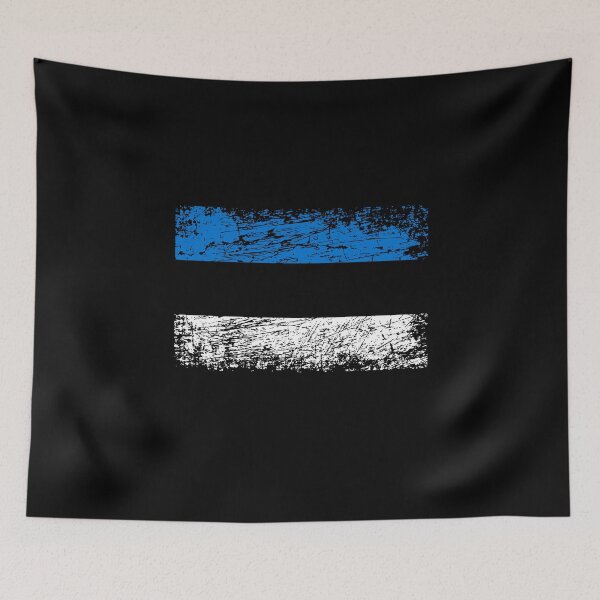 Item preview, Aspecto usado de la bandera de Estonia designed and sold by GeogDesigns.