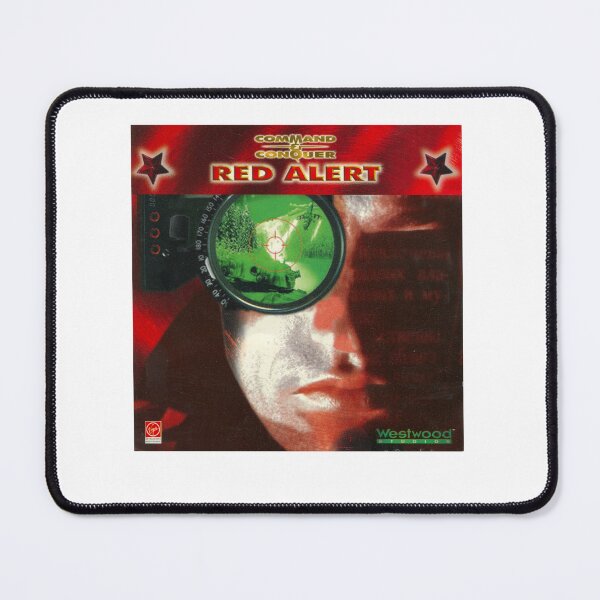 Item preview, C&C Red Alert 1 Box Cover Art - Command & Conquer RTS Strategy Game Design - Westwood Red Alert 90s Retro PC Gaming Gamer designed and sold by raretshirtsuk.