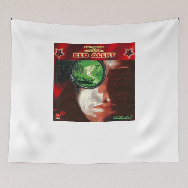 Item preview, C&C Red Alert 1 Box Cover Art - Command & Conquer RTS Strategy Game Design - Westwood Red Alert 90s Retro PC Gaming Gamer designed and sold by raretshirtsuk.