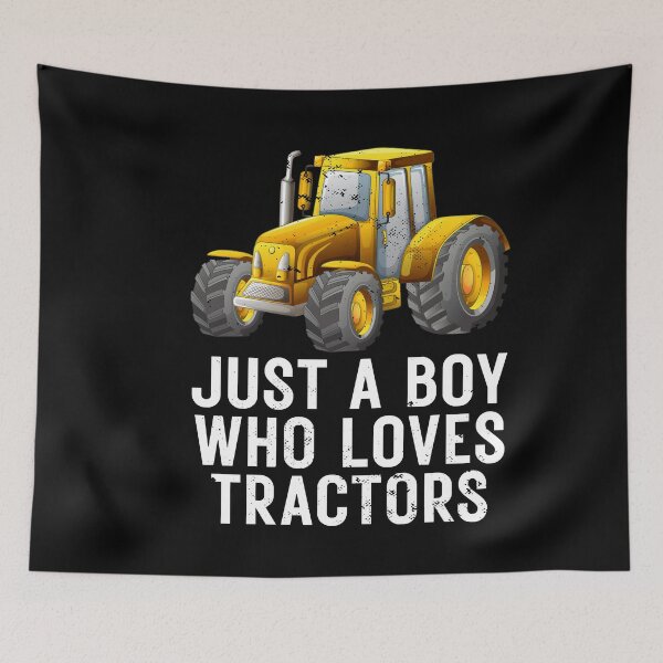 Item preview, Just A Boy Who Loves Tractors Kids Son Farm Farmer Kid designed and sold by ambaart.