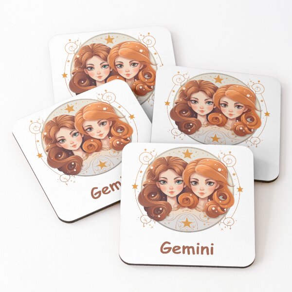 Item preview, Cute Zodiac sign Gemini 1 designed and sold by OKOartspace.