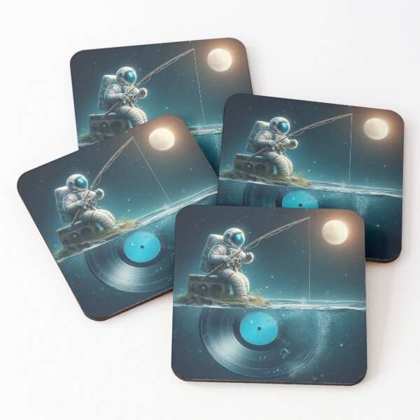 Item preview, Musical Fisherman Astronaut designed and sold by Azrora.