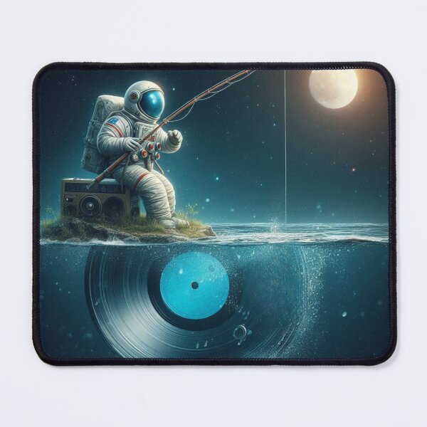 Item preview, Musical Fisherman Astronaut designed and sold by Azrora.