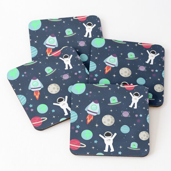 Item preview, Space illustrated pattern designed and sold by Dinasworld.