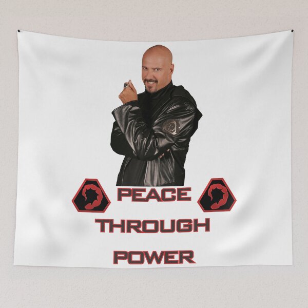 Item preview, Kane: Peace Through Power - Command & Conquer RTS Strategy Game Design - Brotherhood of NOD - Westwood Red Alert 90s Retro PC Gaming Gamer designed and sold by raretshirtsuk.