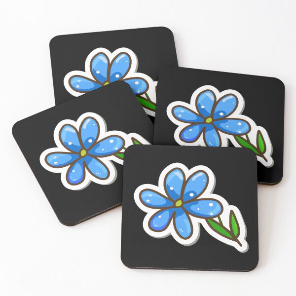 Item preview, Bule flower designed and sold by Azrora.
