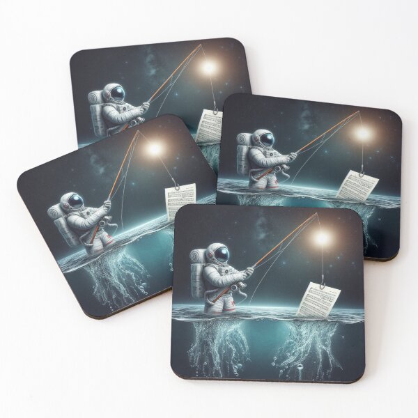 Item preview, Musical Fisherman Astronaut designed and sold by Azrora.