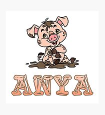 Anya Piggy Photographic Print