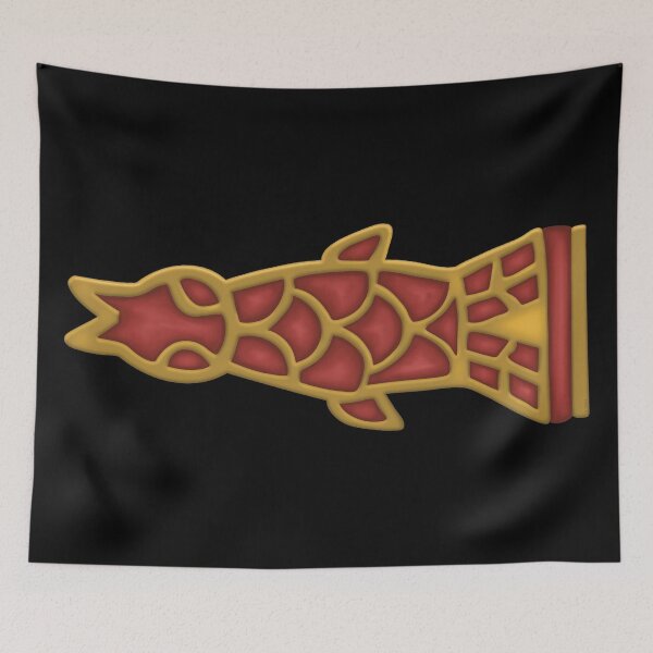 Item preview, Staffordshire Hoard Garnet Fish designed and sold by MadeByGeeClowes.