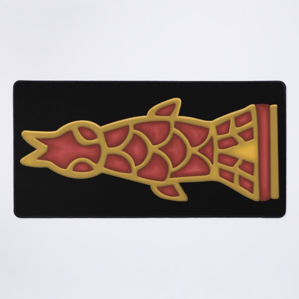Item preview, Staffordshire Hoard Garnet Fish designed and sold by MadeByGeeClowes.