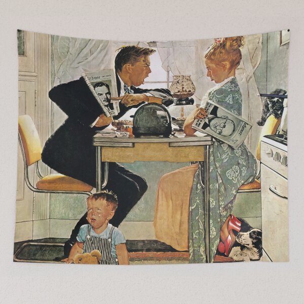 Item preview, norman rockwell art style, norman rockwell paintings, norman rockwell artwork designed and sold by marti-oryo.