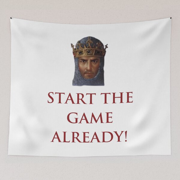 Item preview, Start The Game Already! - Age Of Empires (AoE) RTS Strategy PC Game - 90s Retro PC Gaming Gamer designed and sold by raretshirtsuk.