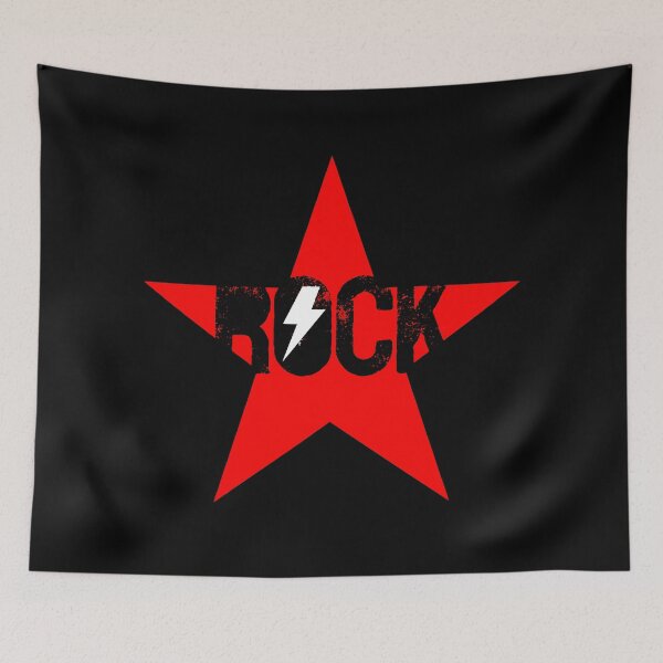 Item preview, Rock Star in red designed and sold by BlackLineWhite.