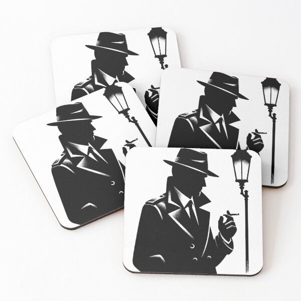 Item preview, Noir-style detective designed and sold by LongIslandDesgn.