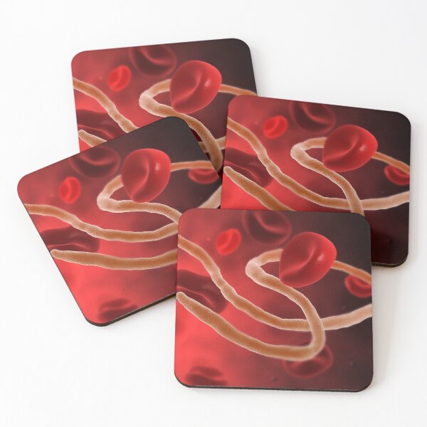 Item preview, STK701340H-Ebola virus with blood cells. designed and sold by StocktrekImages.