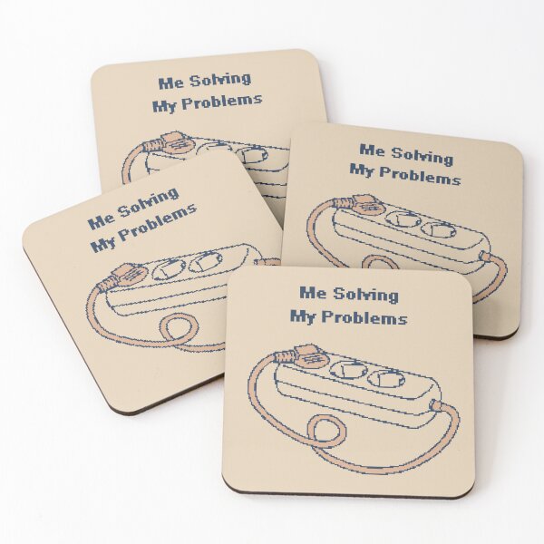 Item preview, Me Solving My Problems - 1bit Pixel Art designed and sold by pxlboy.