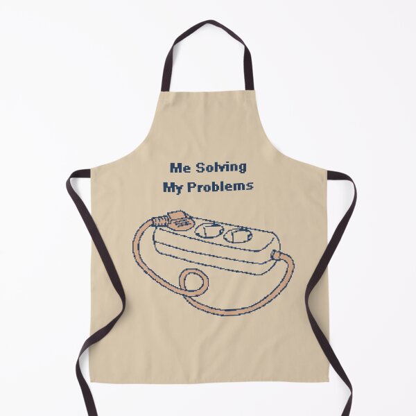 Item preview, Me Solving My Problems - 1bit Pixel Art designed and sold by pxlboy.