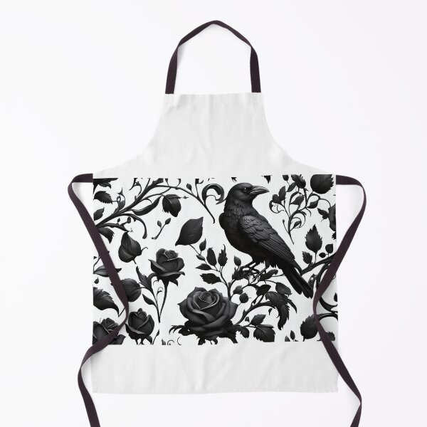 Item preview, Mystic Noir: Seamless Ravens & Roses Pattern designed and sold by ZION-E-Store.