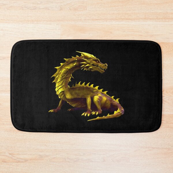 Item preview, Dragon in Golden Yellow Colors designed and sold by Aquillashop.