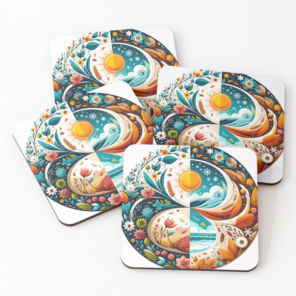 Item preview, The four seasons in abstraction designed and sold by LongIslandDesgn.