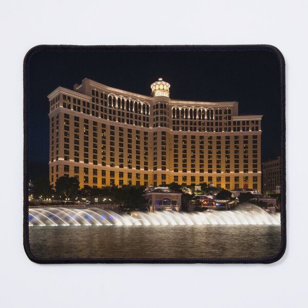 Item preview, Golden Yellow Facade - Bellagio Fountains in Las Vegas Nevada USA designed and sold by Georgia Mizuleva.