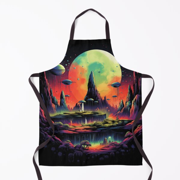Item preview, Peaceful Alien Valley designed and sold by JollyGoodMerch.