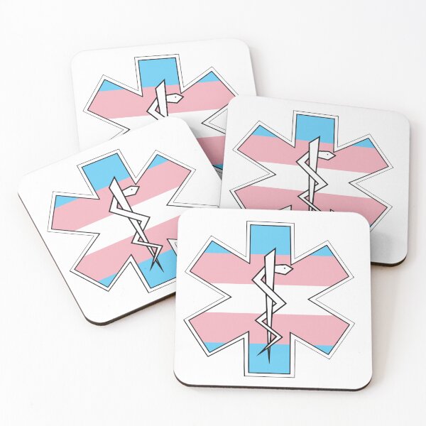 Item preview, LGBTQ+ Transgender Medical Star of Life designed and sold by Mothrrr.