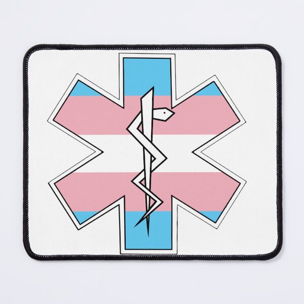 Item preview, LGBTQ+ Transgender Medical Star of Life designed and sold by Mothrrr.