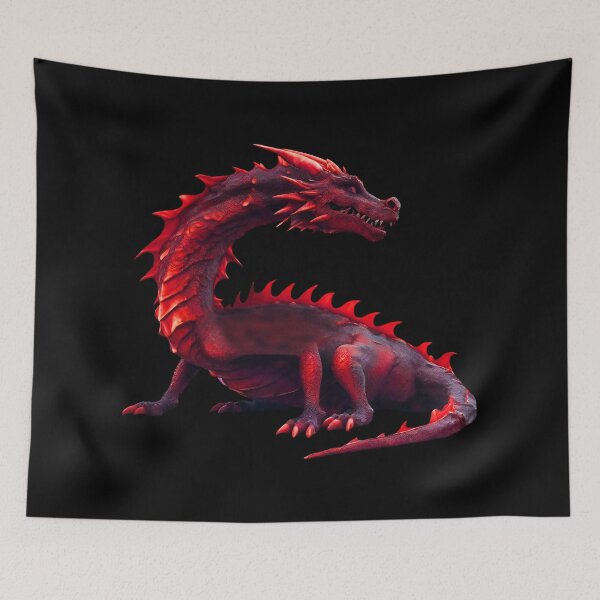 Item preview, Dragon in Red designed and sold by Aquillashop.