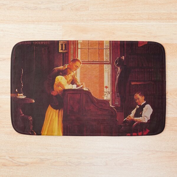 Item preview, norman rockwell art style, norman rockwell paintings, norman rockwell artwork designed and sold by marti-oryo.
