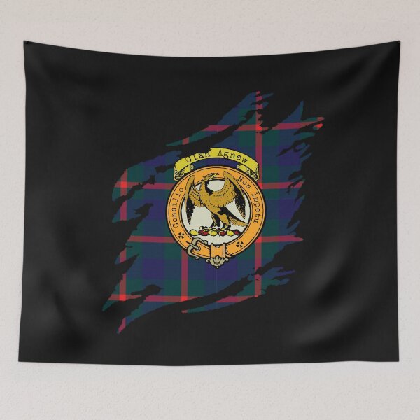 Item preview, Agnew Clan Crest Scottish Surname Tartan designed and sold by BagTown Clans.